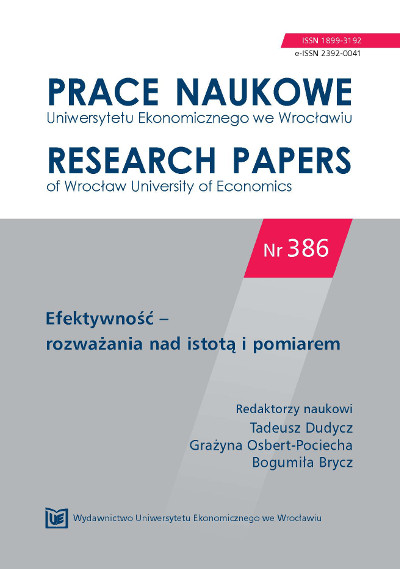 The effectiveness of innovative processes implemented by the SME companies in Poland. The results of empirical research  Cover Image