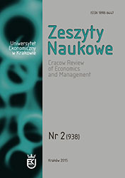 The Influence of Profitability on an Enterprise’s Capital Structure – The Example of Joint-stock Companies Listed on the Warsaw Stock Exchange Cover Image