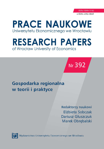 Discrete choice methods in the research of preferences of hospitality services consumers in Jelenia Góra district  Cover Image