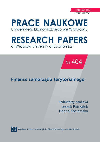 Public-private partnership in the road sector − evaluation of past experience and possibilities of implementation by local governments in Poland Cover Image
