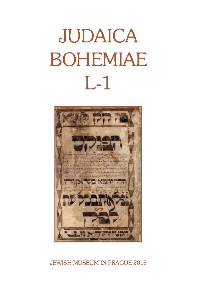 EXHIBITING REFUGEEDOM ORIENT IN BOHEMIA? JEWISH REFUGEES DURING THE FIRST WORLD WAR