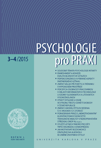 The incidence of dyslexia among prison inmates in the Czech Republic Cover Image
