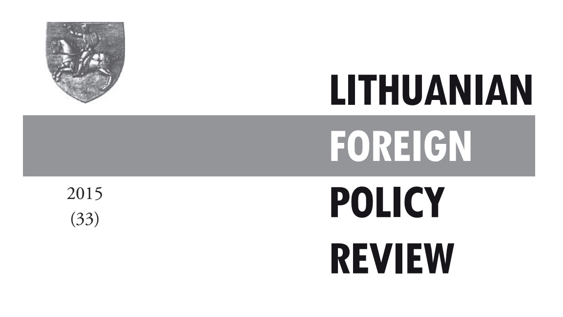Lithuania’s Foreign Policy Under the Eastern Partnership
Programme in 2009–2014