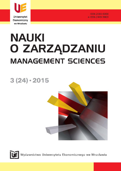 Functional conflict dimension on the banking services market in Poland Cover Image