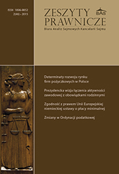 Legal opinion about the direction and extent of changes in regulations concerning the creation and functioning of non-political Deputies’ (...) Cover Image