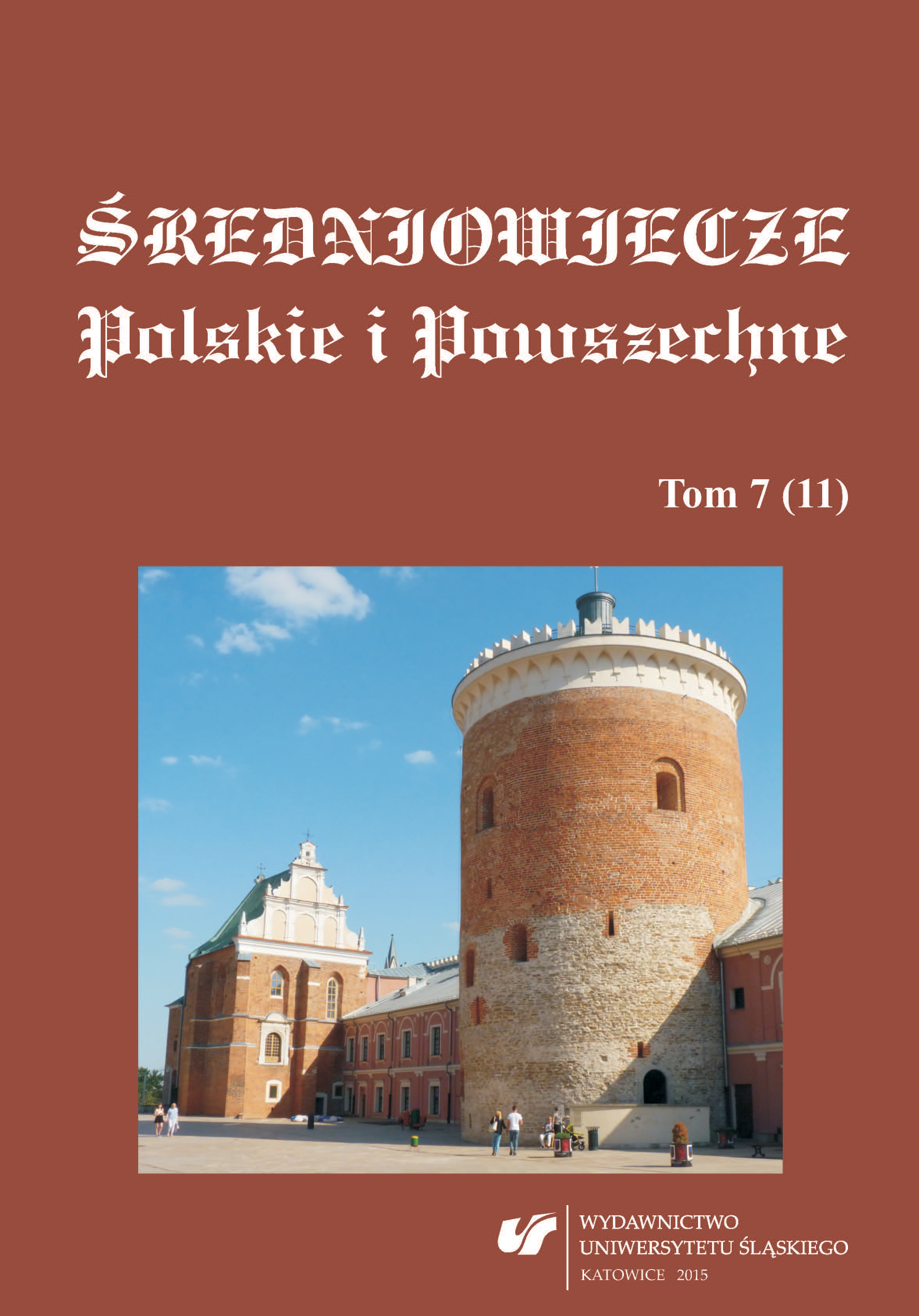 The issue of Prague studies of Bolko V, the Duke of Opole Cover Image