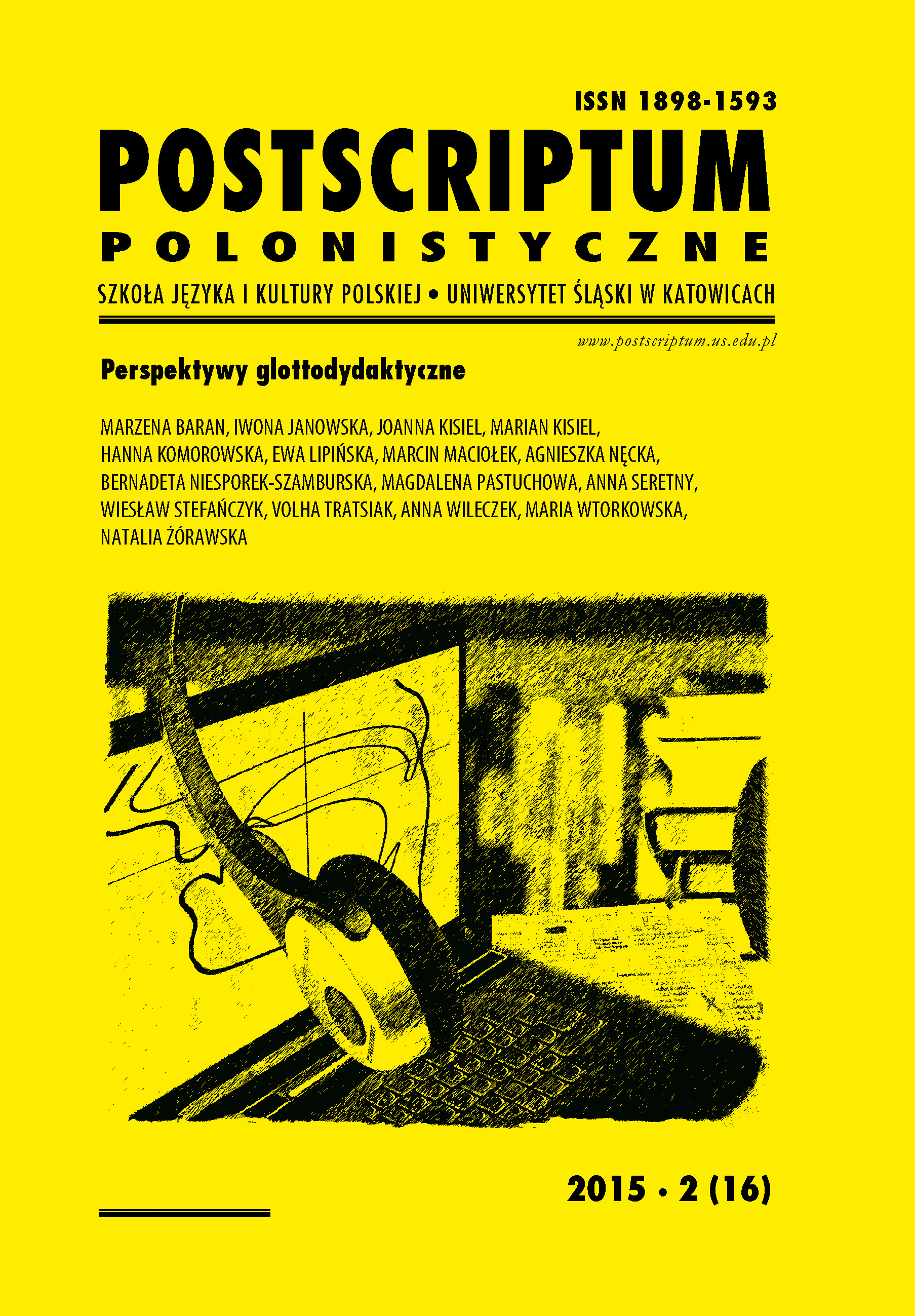 Reviews: Review of Radosław Kaleta’s book „Polsko-białoruska lapsologia glottodydaktyczna” Cover Image