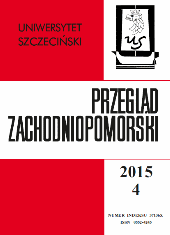 The prominent position of the West Pomeranian Voivodship in the Polish tourism. Cover Image