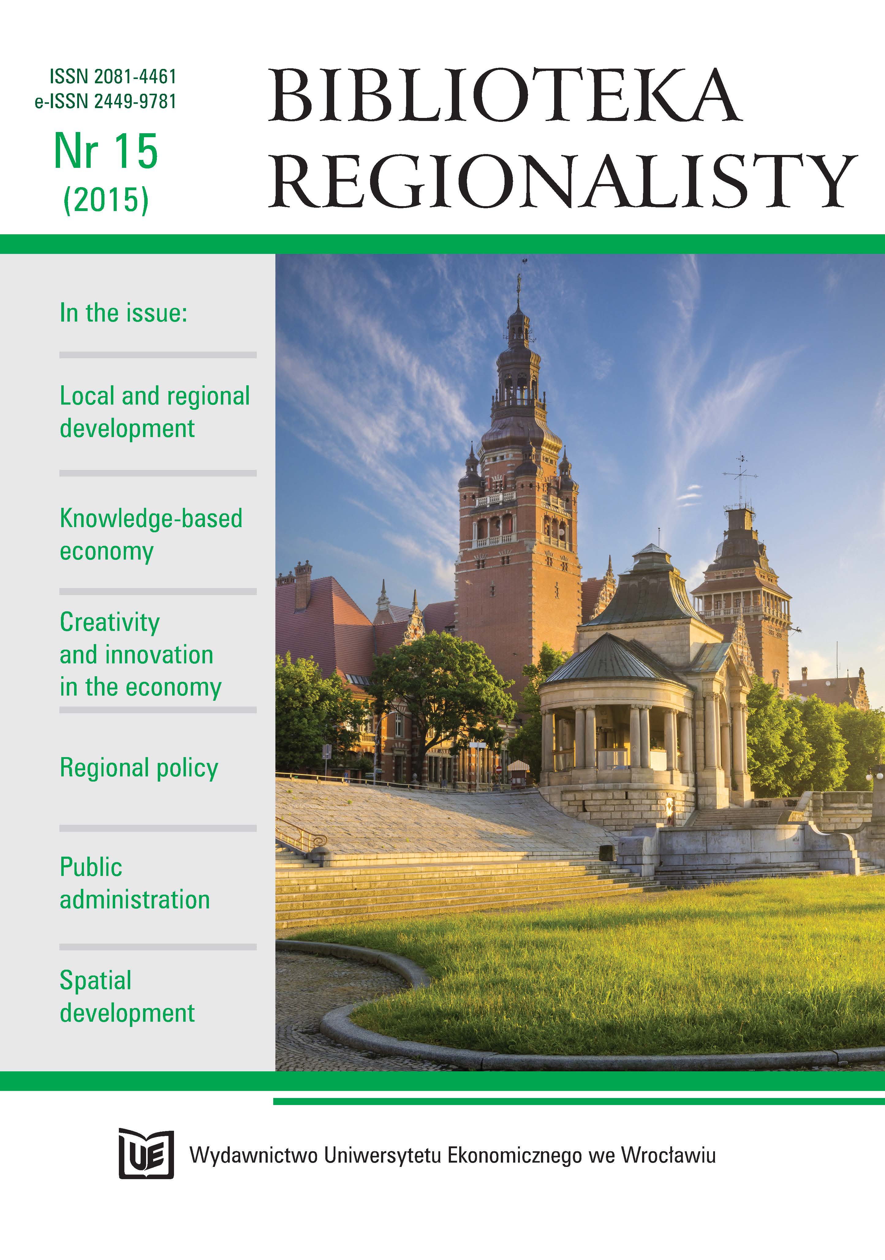Differentiation of financial autonomy of Polish cities from the perspective of regional development