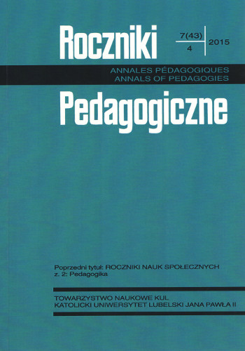 29th Summer School of Young Pedagogues, Pultusk, September 15-19, 2015 Cover Image
