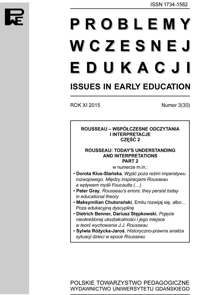 W poszukiwaniu wspólnego języka. Sprawozdanie z Konferencji Naukowej: Pomyśleć szkołę inaczej/ (Re)thinking school Uniwersytet Gdański, 25–26 września 2015 r.