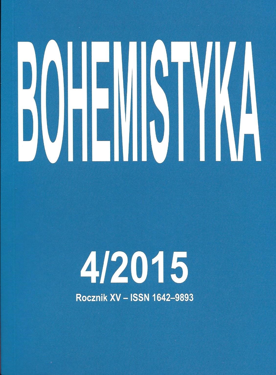 60 years of Bohemistic Studies. Czech-Hungary cultural contacts, creation of Slavic and Bohemistic Studies on the University of Budapest Cover Image