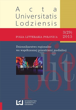 Lodz As a Subject of Regional Radio Documentaries Cover Image