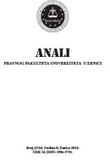 LEGAL FRAMEWORK OF THE FREE LEGAL AID SYSTEM IN BRCKO DISTRICT Cover Image