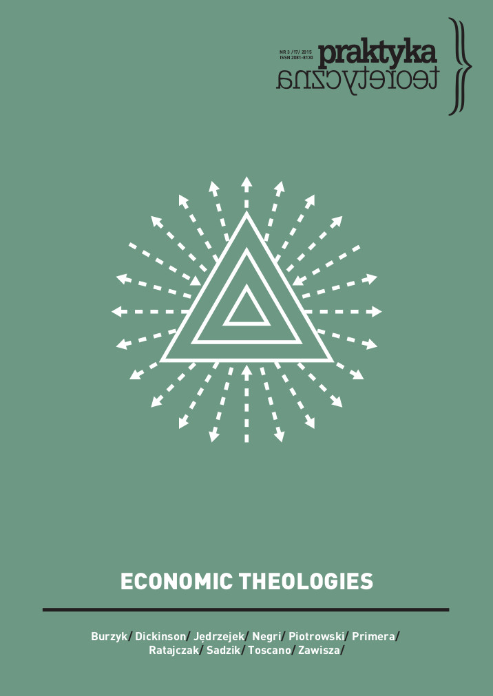 Allegories of the Invisible. Or, How to Estrange Economy (Theologically)? Cover Image