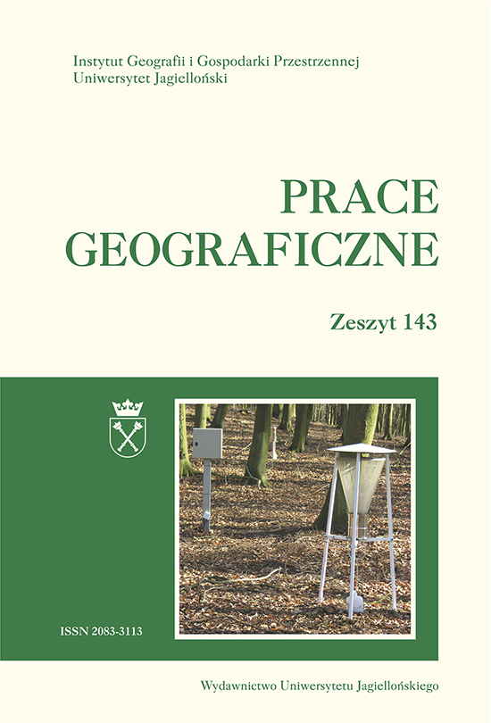 Changes within the geoecosystem of a small lake catchment in the last three decades versus changes in land use and precipitation quality (Radomyskie Lake, upper Parsęta catchment) Cover Image