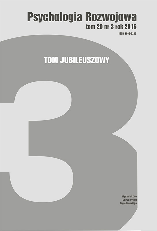 Sprawozdanie z konferencji Starość jak ją widzi psychologia, 23–24 kwietnia 2015, Kraków Cover Image