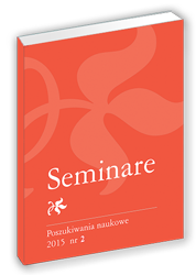 1st Pedagogical Symposium in Ląd (Higher Clerical Seminary 
of the Salesian Society, Ląd, June 21st, 2014) Cover Image