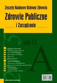 Analysis of the Pricing System of Specialist Ambulatory Health Services in Poland on the Background of Foreign Solutions for and Model Theory Cover Image
