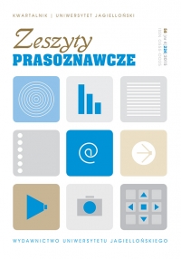 Zeszyty Prasoznawcze (Media Research Issues) in Years 1991– 2012 Cover Image