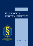 JUDICIAL DECISIONS OF THE COURT OF HUMAN RIGHTS IN STRASBOURG AND ESTABLISHMENT AND APPLICATION OF POLISH LAW Cover Image
