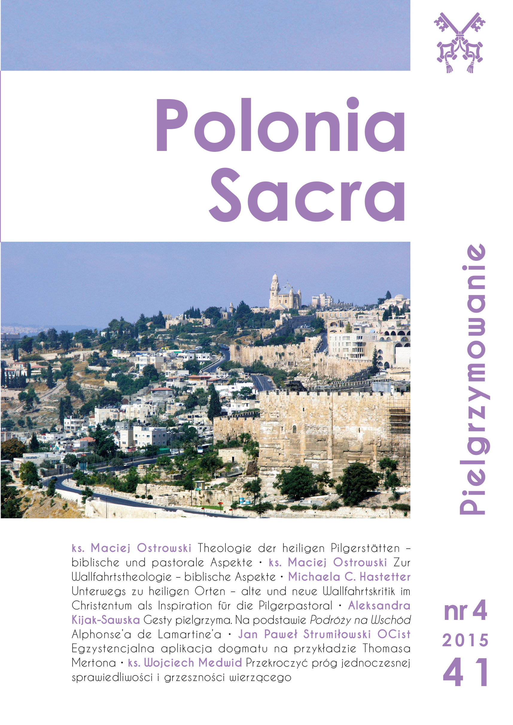Theology of Pilgrimage – Biblical Aspects Cover Image