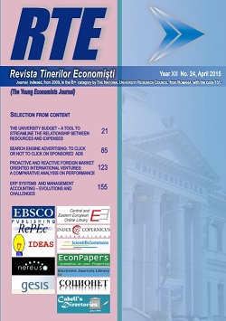 Research Upon the Relation Between the Entrepreneurial Phenomenon and Economic Growth Cover Image