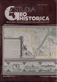16. Międzynarodowa Konferencja Geografów Historycznych (16th International Conference of Historical Geographers) – Londyn, 5–10 lipca 2015 r. Cover Image