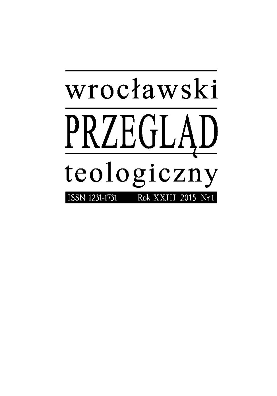 Report from the scientific conference, Wroclaw, 12-14 April 2015. Cover Image