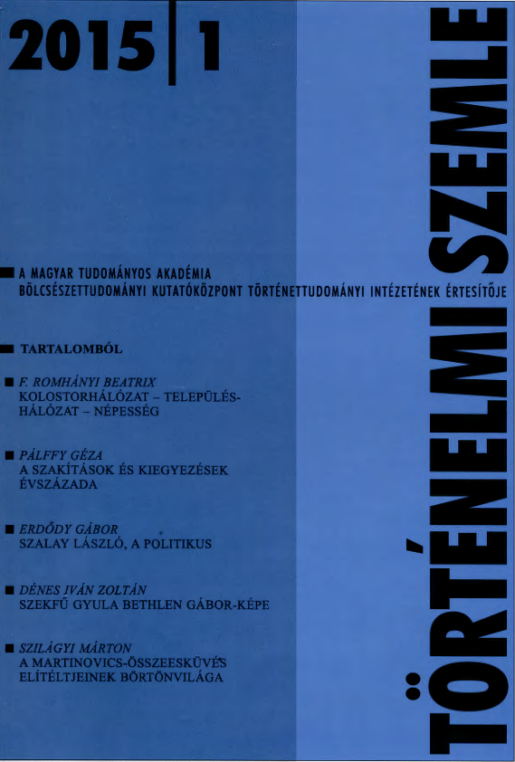 Gyula Szekfű’s Image of Gábor Bethlen Cover Image