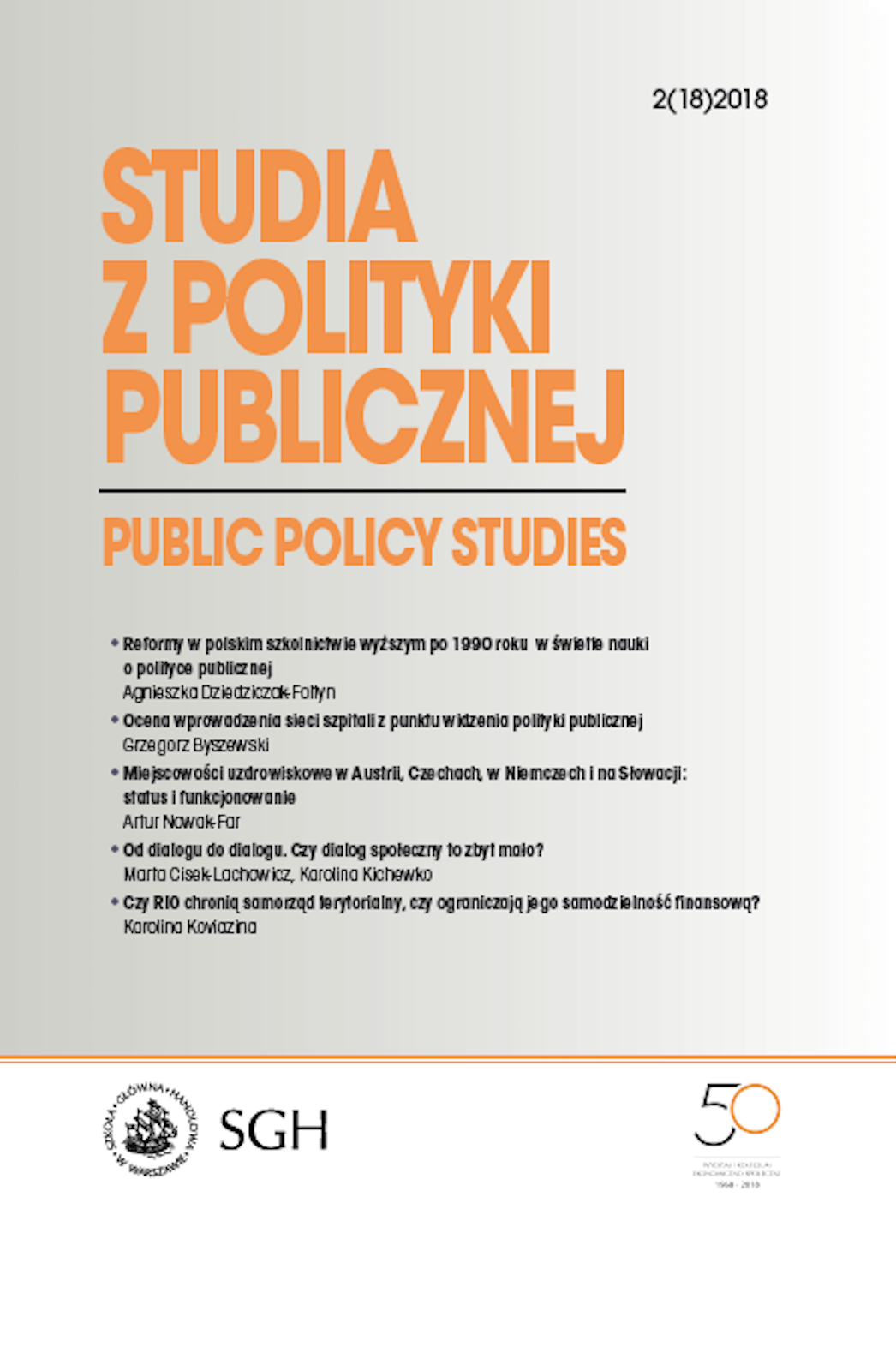 Social participation problems in Poland and the way they influence public policy Cover Image