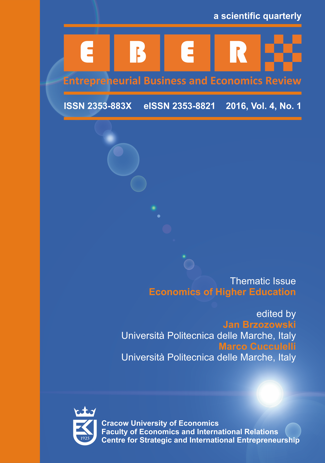 The Role of the Polish Higher Education System in the Development of Entrepreneurship Cover Image
