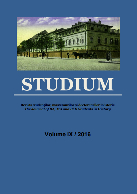 The magnitude of the socialist movement in Romania until the outbreak of the First World War Cover Image