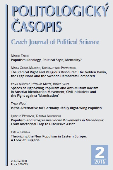 Current Populism in Europe Cover Image