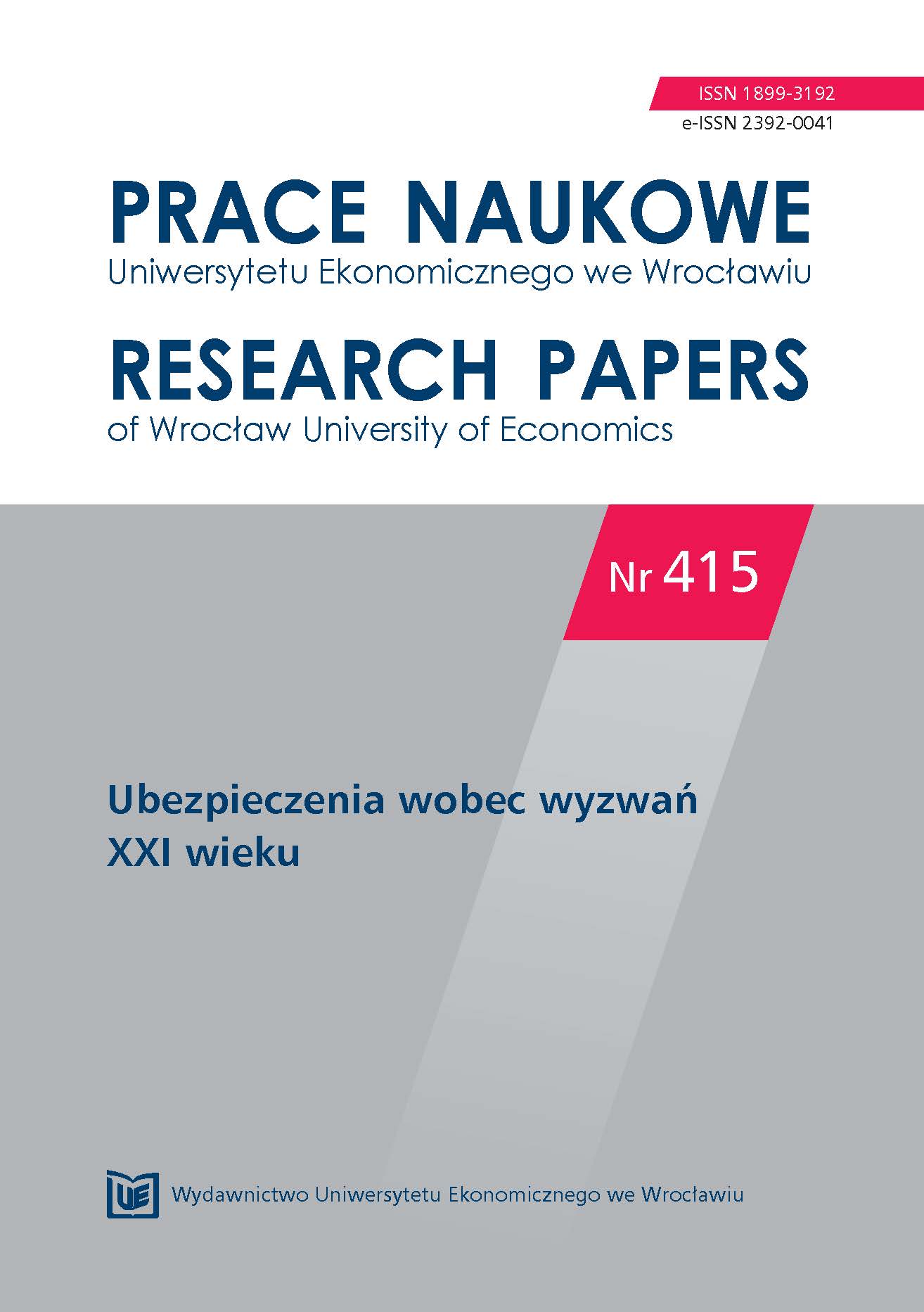 Efekty finansowe reform publicznych systemów ubezpieczeń społecznych w wybranych państwach Unii Europejskiej Cover Image