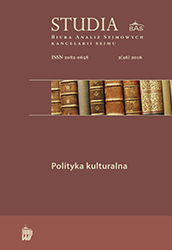 Cultural policy in Poland (and around the world) Cover Image