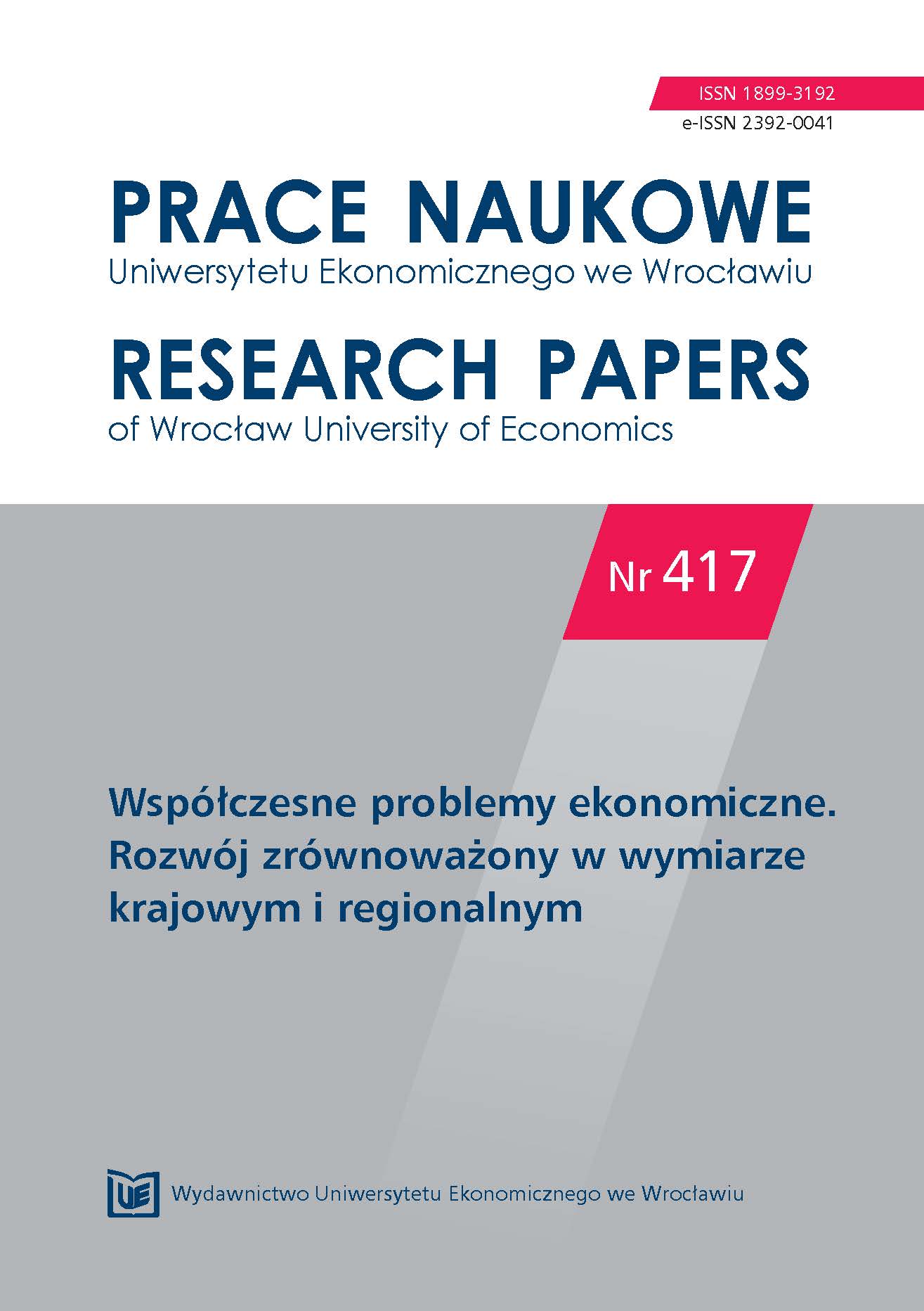 Social capital in balanced development of Opole region on the basis of research in merchandise households Cover Image