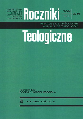 The Earliest Ecclesiastical Connections of the Territory Between the Vistula and Wieprz Rivers (Poland) Cover Image