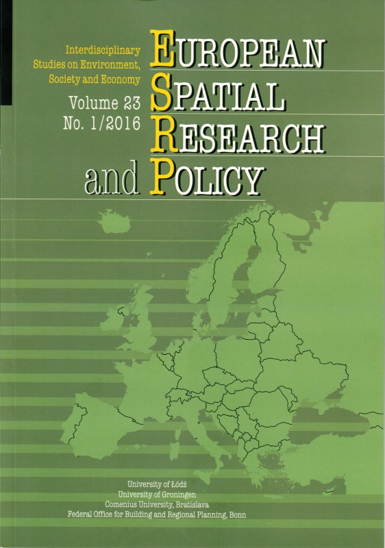 Institutional Cooperation in the Brownfield Regeneration Process: Experiences from Central and Eastern European Countries Cover Image