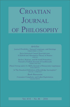 Socio-historical Causal Descriptivism. A Hybrid and Alternative Theory of Names Cover Image