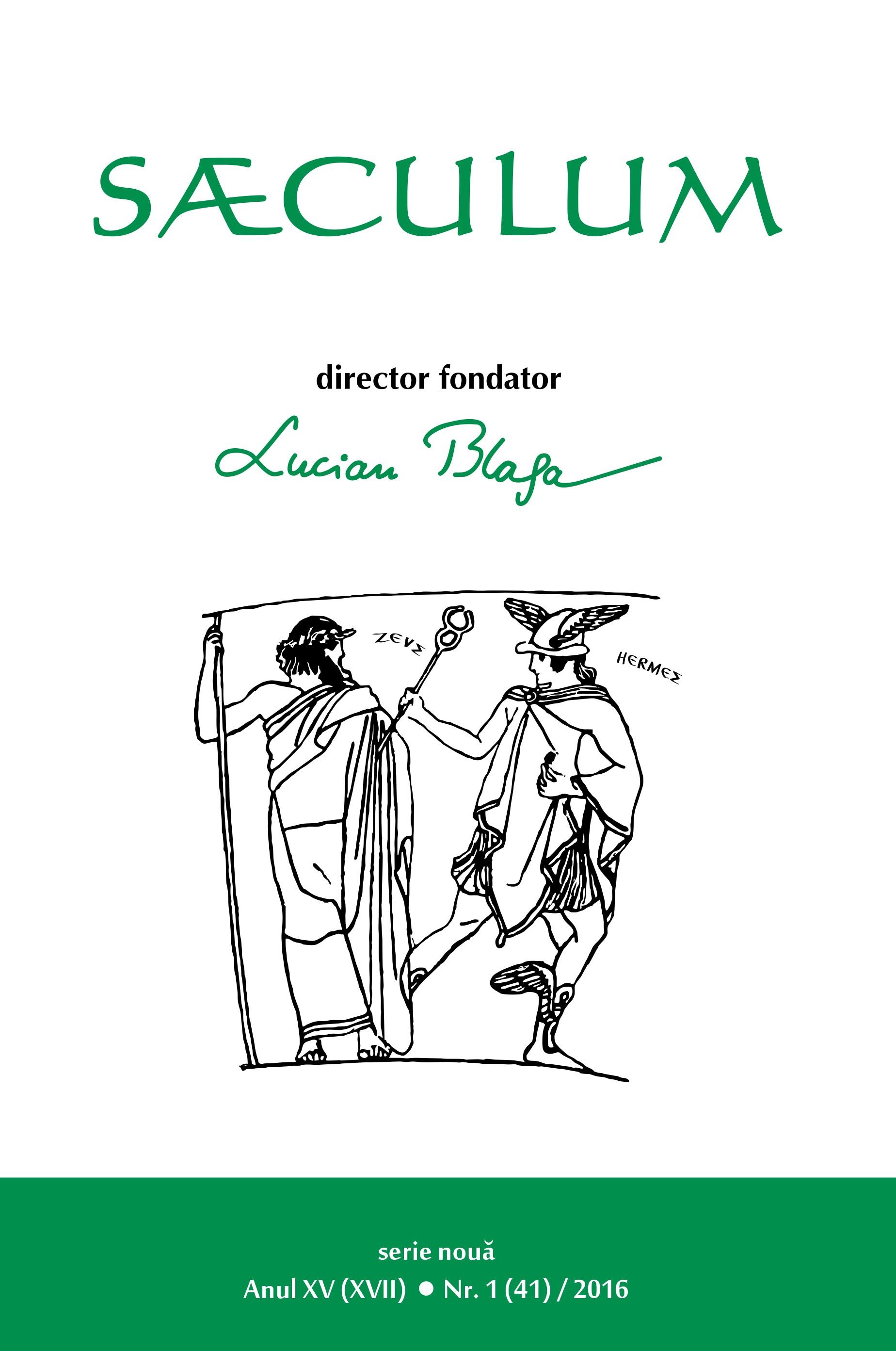Lucian Blaga in the obsessive decade” (Rereading Charon's Ferry) Cover Image