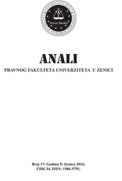 ADMISSIBILITY OF »EXTRAORDINARY« REVISION IN CIVIL PROCEDURE LAW OF THE REPUBLIC OF CROATIA Cover Image