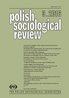 The Balanced Development Index: Its Construction and Application in Times of Uncertainty, Poland 1999-2017 Cover Image