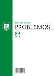 C. SCHMITT AND POLITICAL ROMANTICISM: A NEW PAGE IN LITHUANIAN ENQUIRIES OF POLITICAL PHILOSOPHY Cover Image