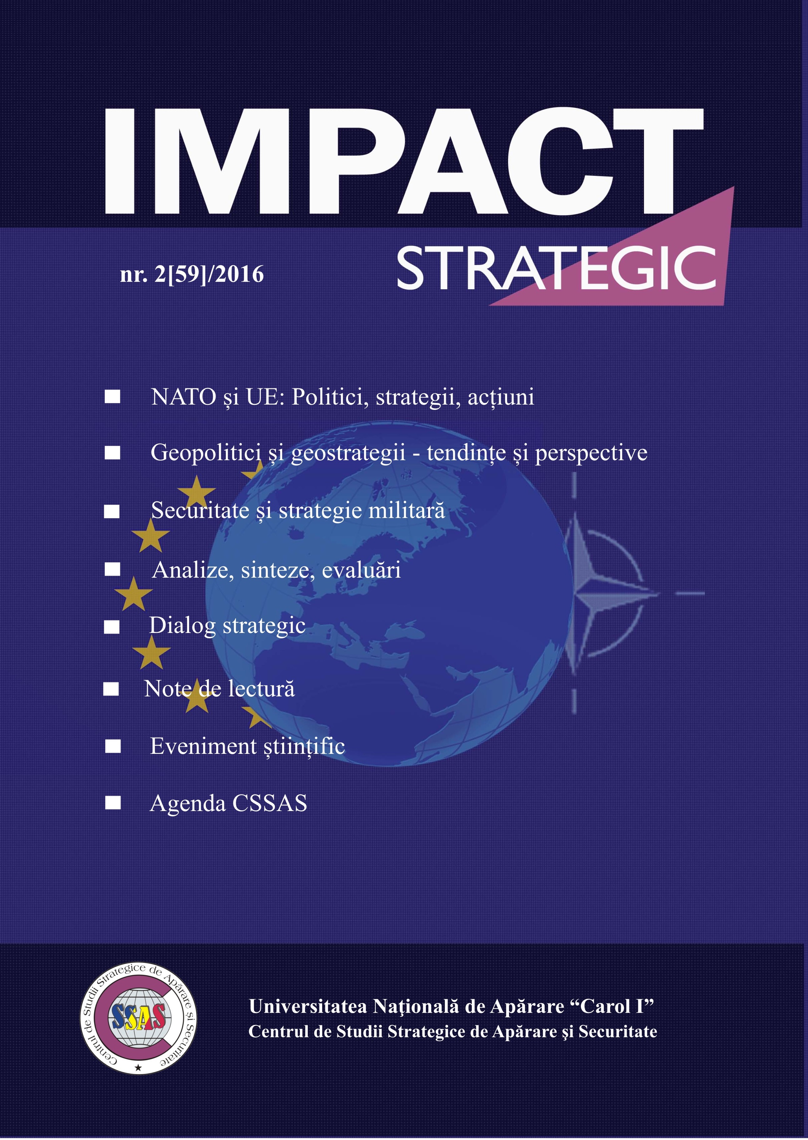 Activities of the Center for Defence and Security Strategic Studies, April-June Cover Image