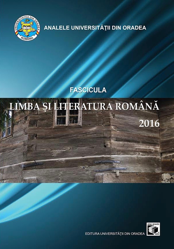 INTERPRETATIONS OF THE AESTHETIC MYTH IN THE ROMANIAN DRAMA. ADRIAN MANIU AND MARIN SORESCU Cover Image