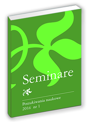 A Report on the Functioning of the Salesian Society Seminary in Ląd-on-Warta in the Seminary Year 2014/2015 Cover Image
