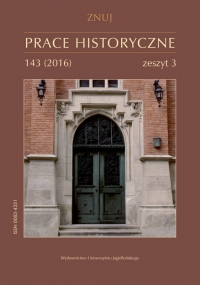 The model of a diplomat at the end of the 16th and beginning of the 17th century in the light of traditional Polish diplomacy guidebooks Cover Image