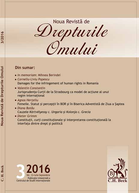Women. Status and perception in the Romanian Orthodox Church and the Seventh-day Adventist Church Cover Image