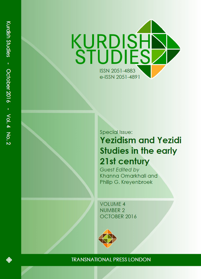 Introduction to the special issue: Yezidism and Yezidi Studies in the early 21st century